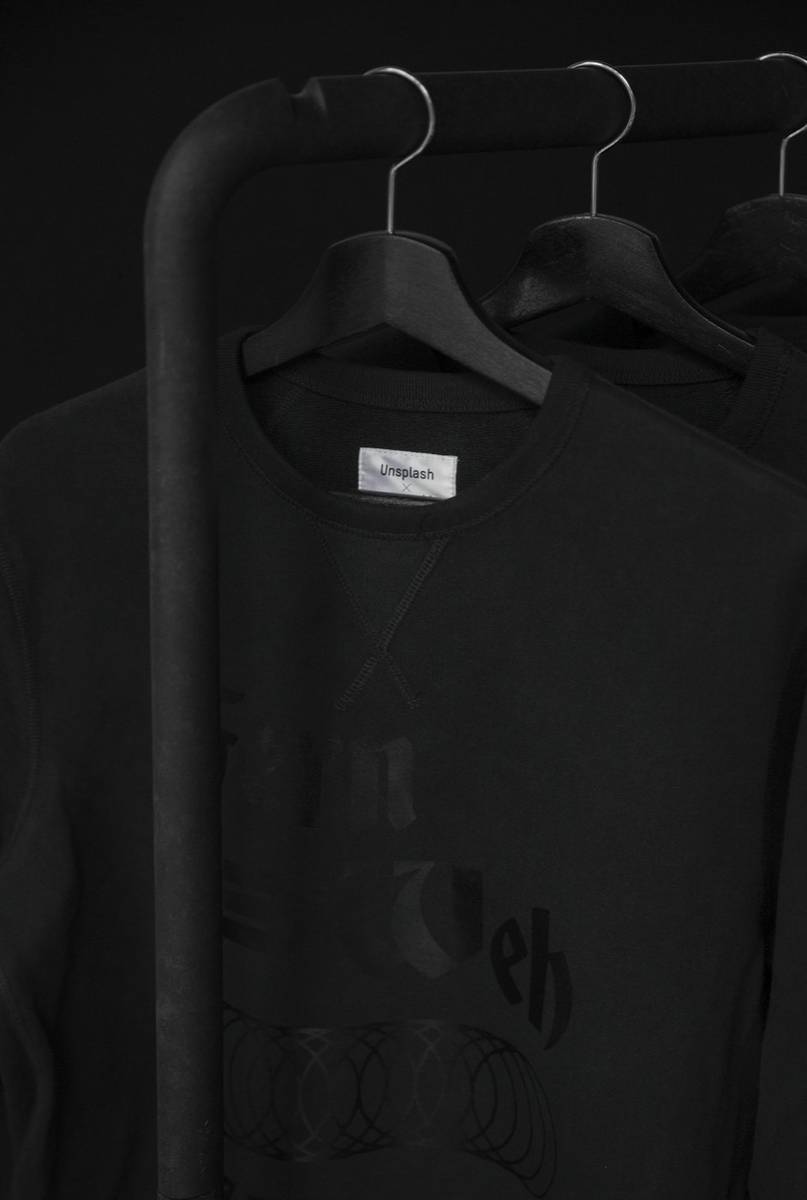 Close-up of a woven neck label