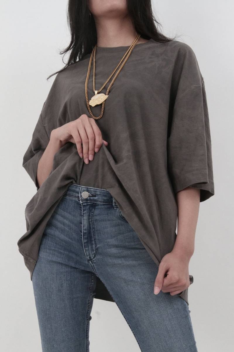 Garment wash on a t-shirt