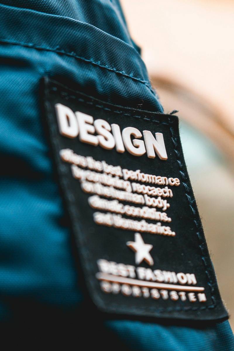 Heat-transfer label on shorts
