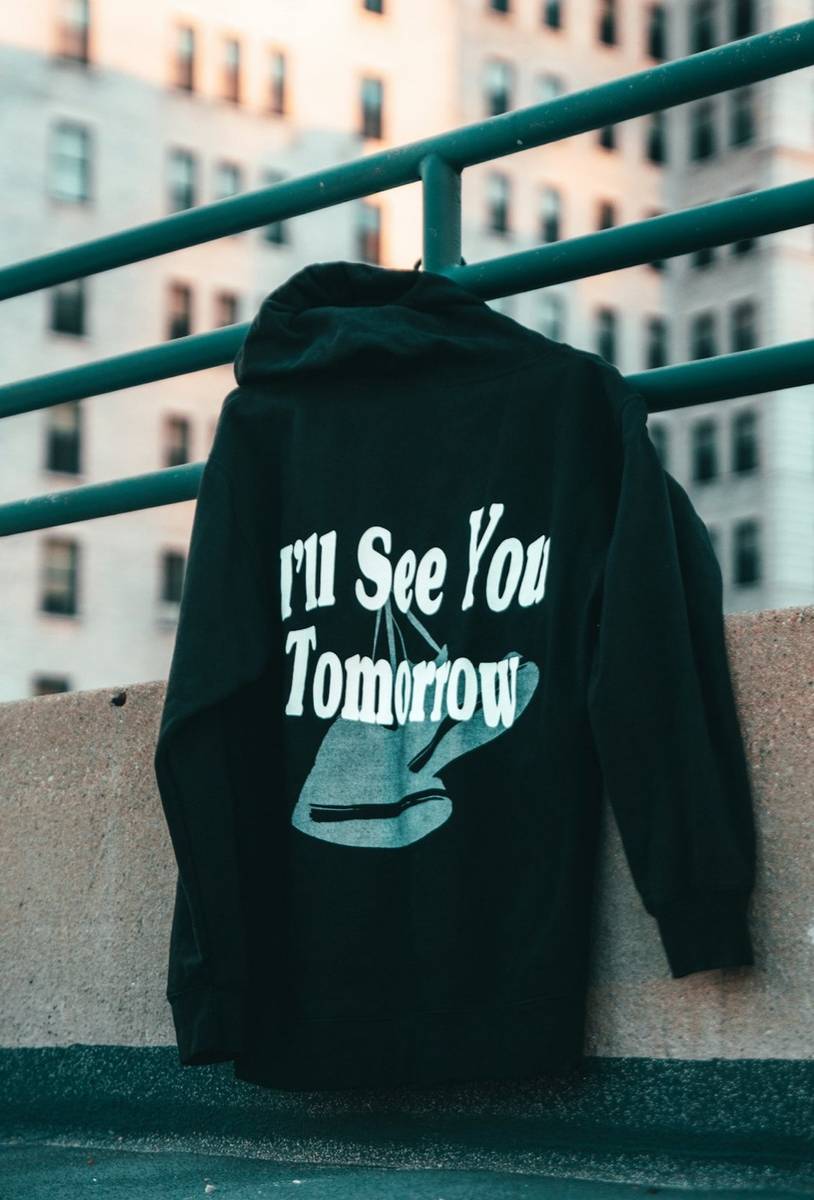 Screen print on a hoodie